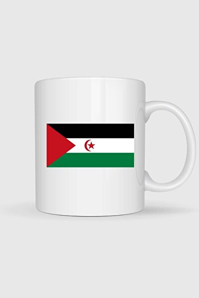 Bahriyeli Collection كوب مطبوع عليه علم جمهورية الصحراء العربية