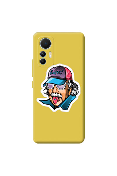 Other Xiaomi Mi 12 Lite Einstein Yellow Colored Silicone TPU Θήκη