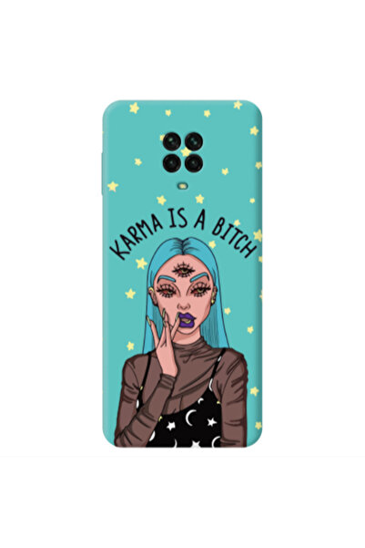 Other Xiaomi Redmi Note 9 Pro Karma is a bitch Turquoise Colored Silicone TPU...