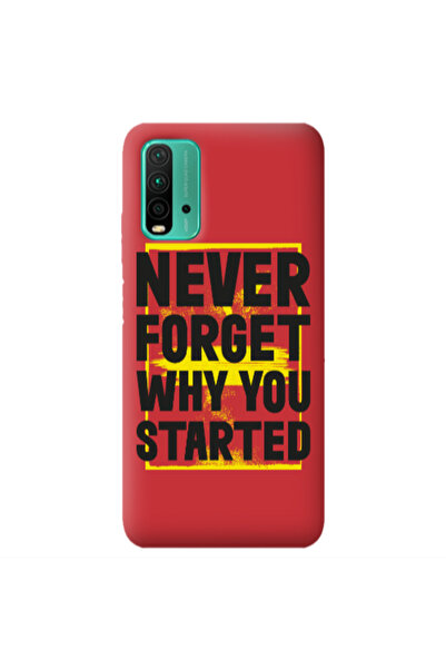 Other Xiaomi Poco M3 Never Forget Red Colored Silicone TPU Θήκη