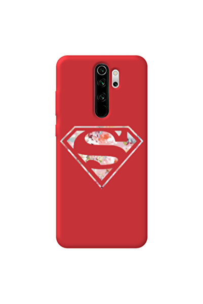 Other Xiaomi Redmi Note 8 Pro Superman logo Red Colored Silicone TPU Θήκη