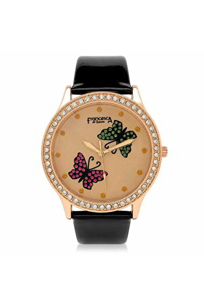 Watch Ceas pentru femei, Casual, Francesca di Geneva, Negru, FF376