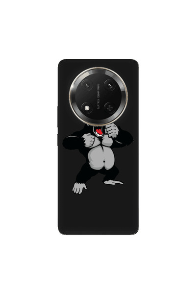 Other Honor Magic 7 Lite Angry Gorilla2 Black Colored Silicone TPU Θήκη