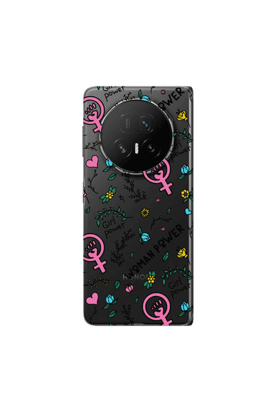 Other Honor Magic V5 Woman Power Transparent Silicone TPU Θήκη