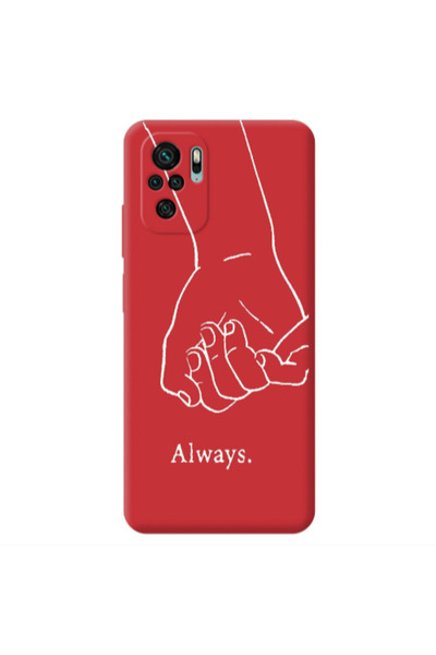 Other Xiaomi Redmi Note 10S Always Red Colored Silicone TPU Θήκη