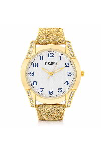 Watch Ceas pentru femei, Casual Francesca di Geneva, Auriu, FF364