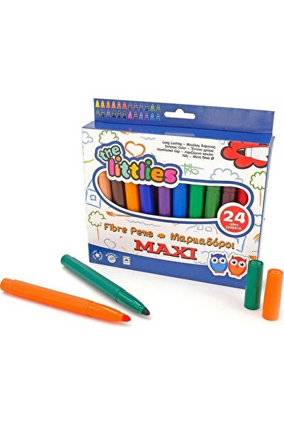 The Littlies Μαρκαδόροι Maxi Fibre 24 Χρώματα (000646230)