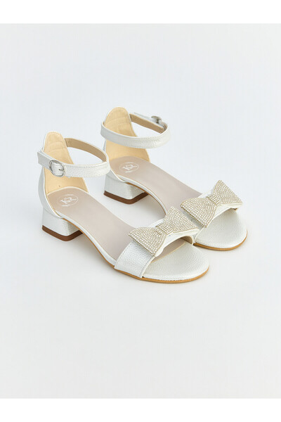 LC Waikiki Peak New Season Leather-Look Girls Heeled Shoes