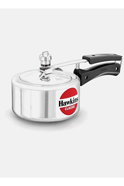 Hawkins 1.5Liters Classic Aluminium Pressure Cooker With Inner Lid(CL15), Sil...