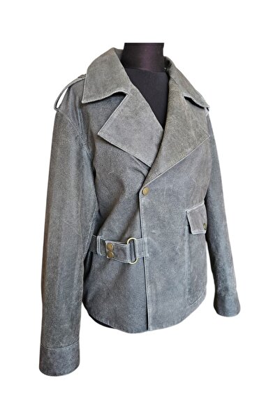 asus deri Cora - Oversize Genuine Leather Vintage Coat