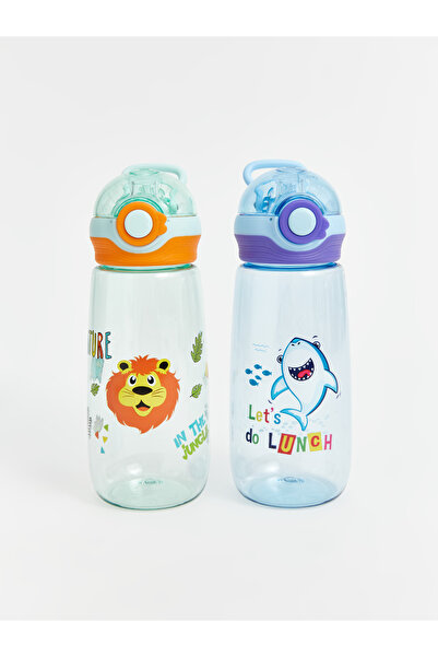 LC Waikiki Sticlă de apă pentru copii imprimată, cu capac, 630 ml