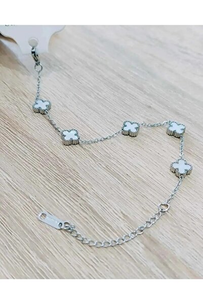 Umrece Mini Size White Steel Bracelet