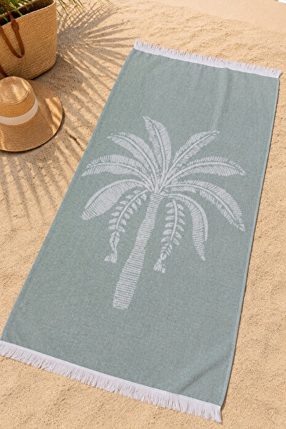 Daylife Patterned Peshtemal Beach Towel - 80% Cotton, 70X150 cm - Quick-Dryin...
