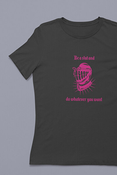 buzagi tasarım ürünleri Do Whatever Unisex Black Regular T-Shirt