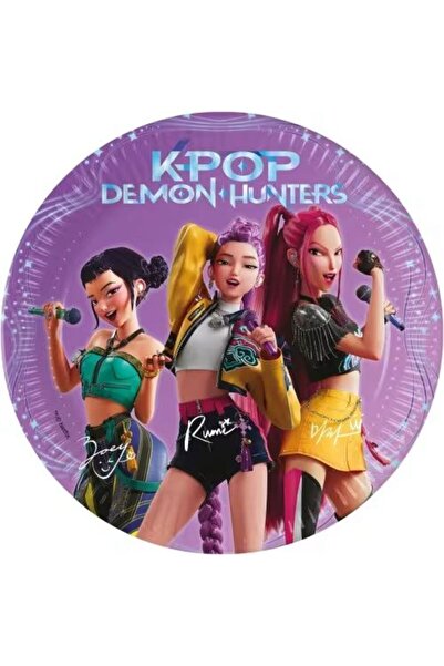 Procos Πιάτα Πάρτι Μεσαία K-Pop Demon Hunters Next Gen 8 τεμάχια (098639)