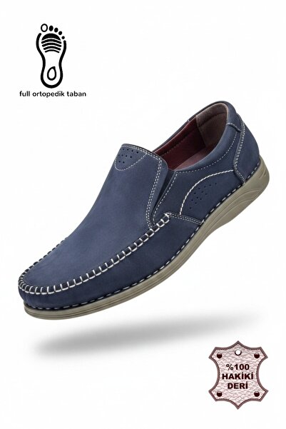 PAPATAY 7449 Men's Genuine Leather Full Orthopedic Sole Daily Men's Casual Sh...