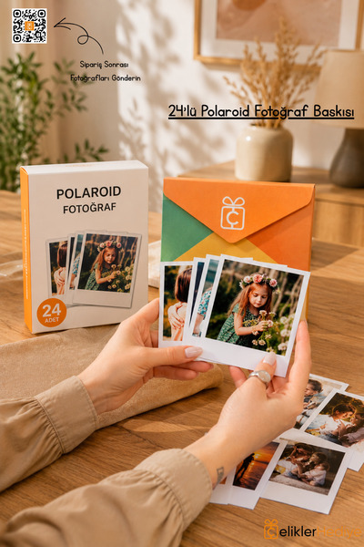 ÇELİKLER HEDİYE Kişiye Özel Polaroid Fotoğraf Baskısı | 5x7,5 cm | Premium Ba...