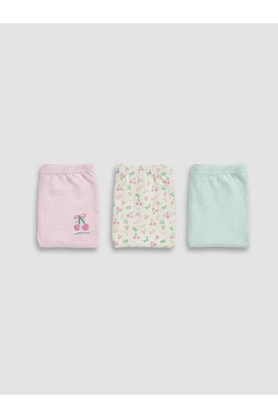 LC Waikiki Printed Girls' Boxer Shorts 3-Pack (S6)