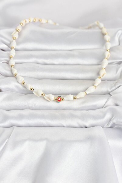 SEM STORE Natural Sea Shell Chain Necklace