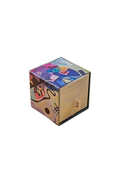 Londji Cub puzzle Kandinsky Galben-Roșu-Albastru