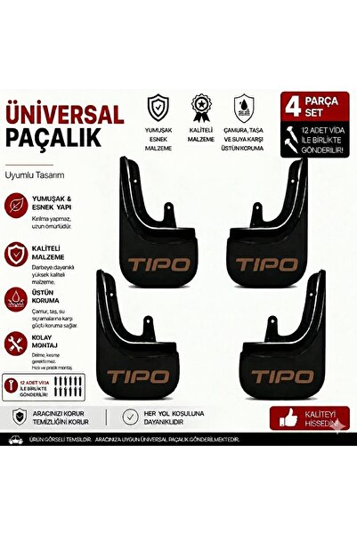 CarEste TIPO UYUMLU 4 PARÇA PAÇALIK SETİ