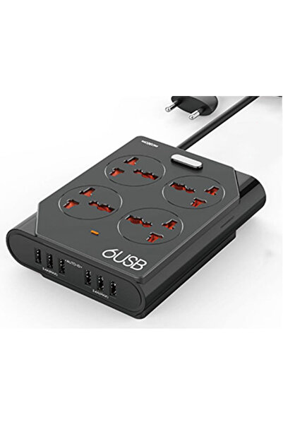 OEM Kh-63y Πολύπριζο 4 Θέσεων με 6 USB-A Κωδικός: LFKH63Y