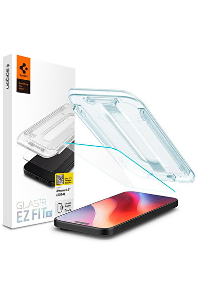 Spigen Folie pentru iPhone 16 Pro Max - Glas.tR EZ FIT - Transparentă