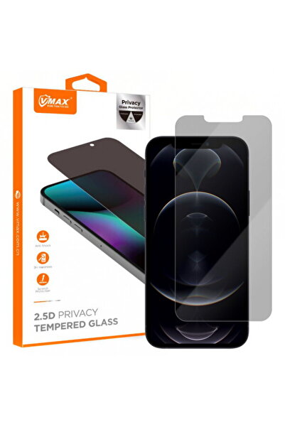 Vmax Folie de protectie Ecran Privacy pentru Apple iPhone 12 Pro Max, Sticla ...