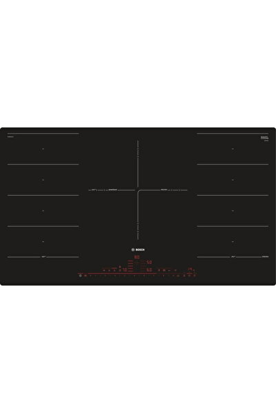 Bosch Plita cu Inductie Incorporabila 5 Zone de Gatit 90 cm Negru Touch Contr...