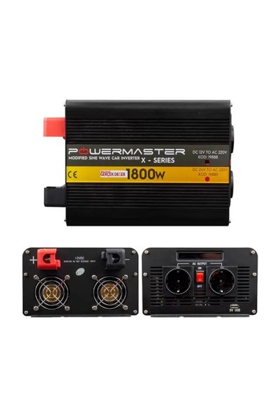 Epilons 12-220V 12 Volt 00 Watt Modified Sinus İnrter Pwr00-12