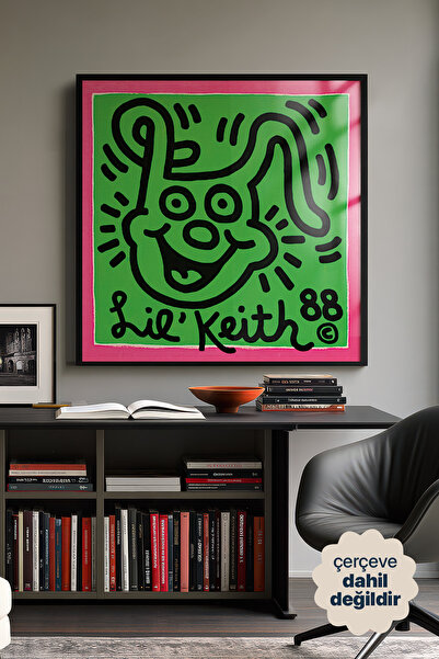 Persona Istanbul Keith Haring "Lil' Keith, 1988" - Pop Art Posteri (Çerçevesiz)