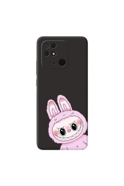 Other Xiaomi Redmi 10C Labubu 6 Black Colored Silicone TPU Θήκη