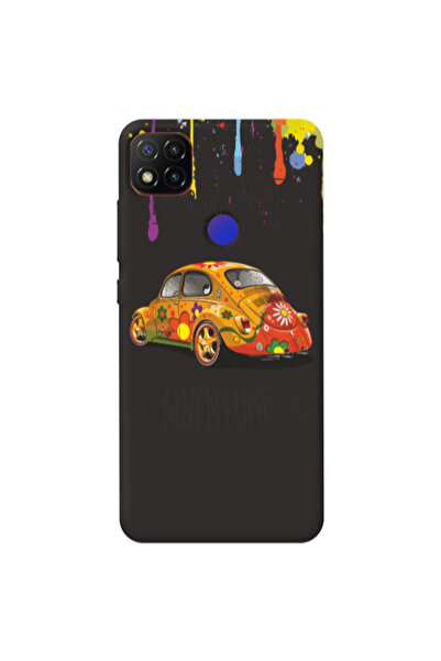 Other Xiaomi Redmi 9c Adventure Black Colored Silicone TPU Θήκη
