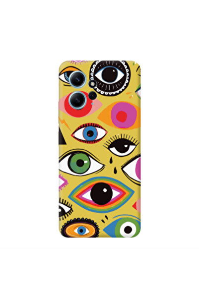 Other Xiaomi Redmi Note 12 4G Colorful eyes Yellow Colored Silicone TPU Θήκη