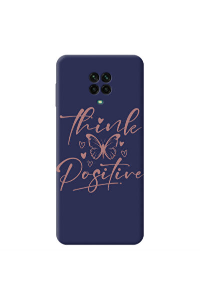 Other Xiaomi Redmi Note 9 Pro Think Positive Dark blue Colored Silicone TPU Θήκη
