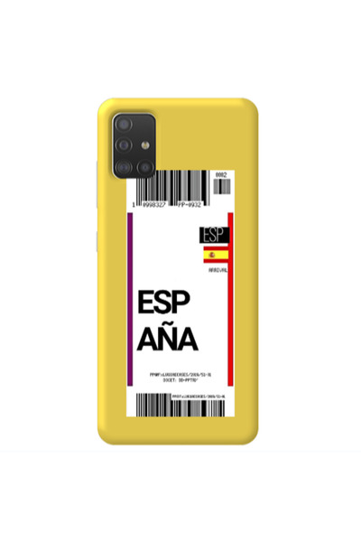 Other Samsung A51 Espana Arrival Yellow Colored Silicone TPU Θήκη