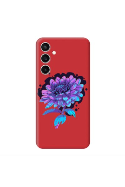 Other Samsung S24 FE Witch flower Red Colored Silicone TPU Θήκη
