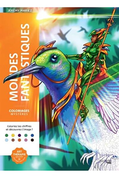 Hachette ألغاز تلوين العوالم الخيالية