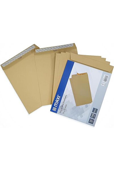 MAXİ Brown Envelopes 110 Gsm 12"X 10" P&S 25'S