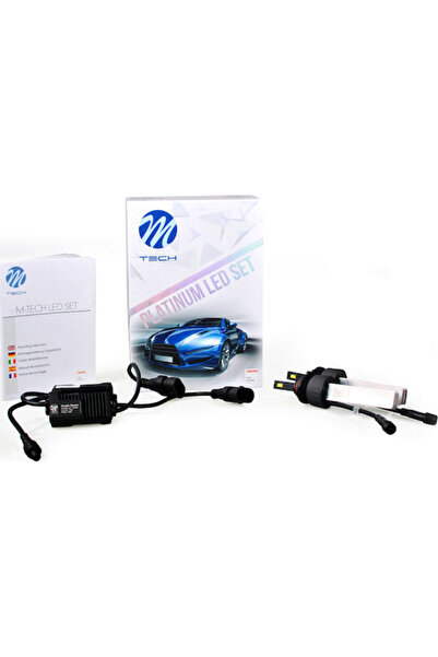 M-TECH Λάμπες Αυτοκινήτου & Μοτοσικλέτας Σετ LED Πλατινένιο HB3 LED 5700K Ψυχ...