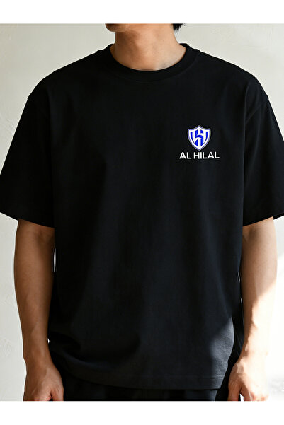 SAUDI Men and Women's 100% Cotton T-Shirt - Oversized Crew Neck Short Sleeve ...