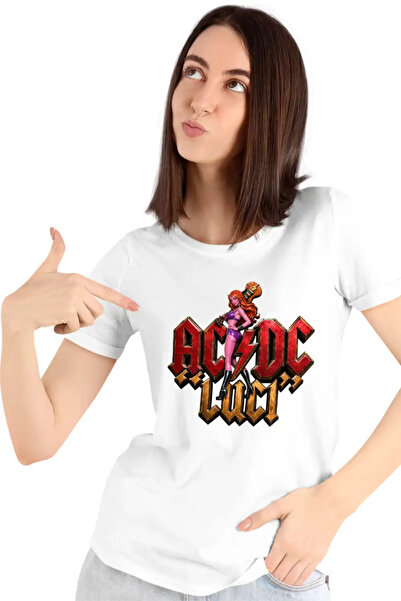 OEM AC/DC Μερτς Γυναικείο Μπλουζάκι ACDC