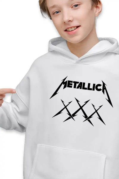 OEM Мърч на Metallica: Детски суичър за момчета с надпис  "Nothing Else Matte...