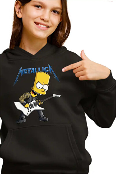 OEM Hanorac Copii Fete Metallica The Simpsons Bart Merch