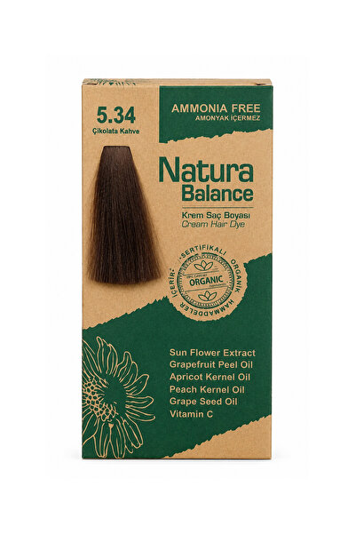 NATURABALANCE Natura Balance Çikolata Kahve 5.34 Krem Saç Boyası