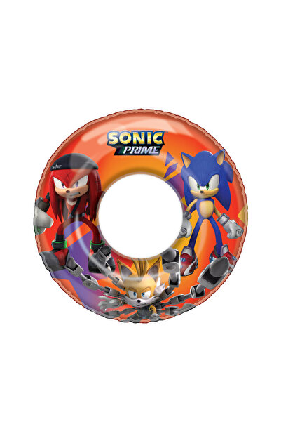 SEGA حلقة سباحة قابلة للنفخ على شكل سونيك ذا هيدج هوج - عوامة مسبح عالية الطف...
