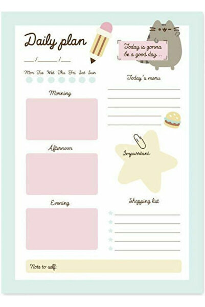 GRUPO ERIK Pusheen Foodie Collection Daily Planner 14.8x21cm Code: BNE0023