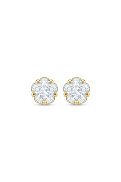 Charmist Steel Clover Marquise Earrings
