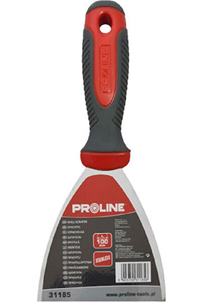 Proline Σπάτουλα Ανοξείδωτη 100mm με Πλαστική Λαβή 31185