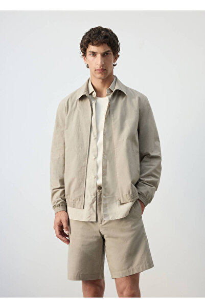 MANGO Man %100 pamuklu slim fit ceket